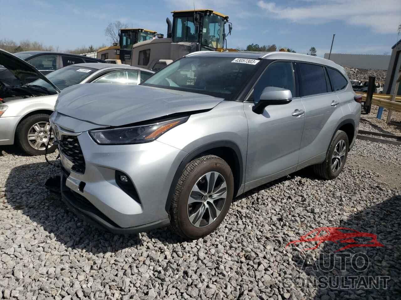 TOYOTA HIGHLANDER 2022 - 5TDGZRAHXNS124259
