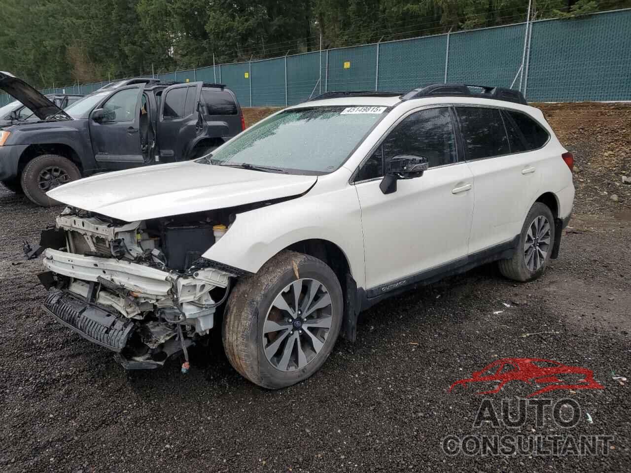 SUBARU OUTBACK 2016 - 4S4BSENC7G3255025