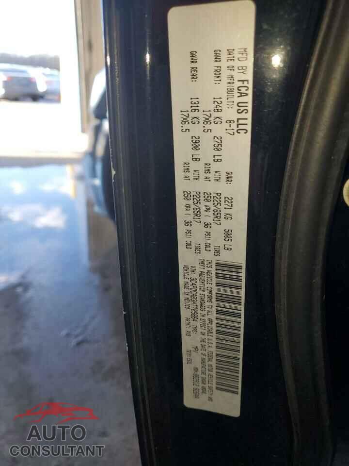 DODGE JOURNEY 2017 - 3C4PDCAB3HT709864