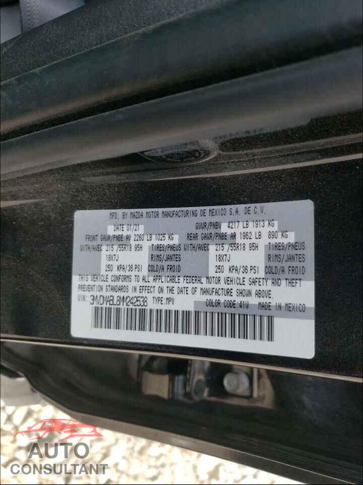 MAZDA CX30 2021 - 3MVDMABL8MM242538