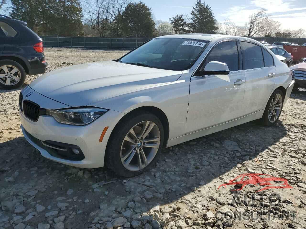BMW 3 SERIES 2017 - WBA8B9G50HNU51489