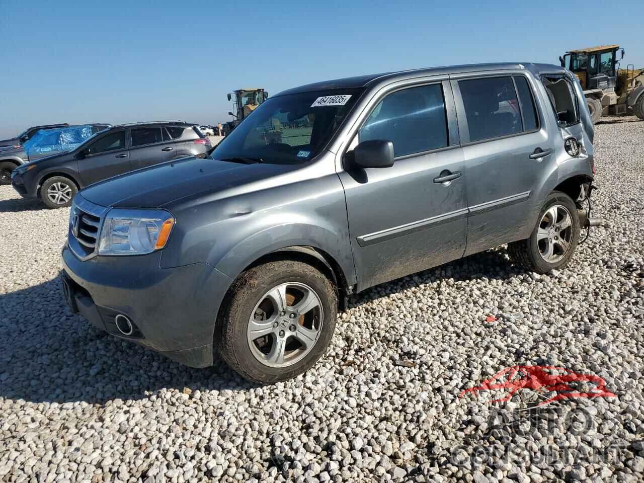 HONDA PILOT 2013 - 5FNYF3H58DB028185