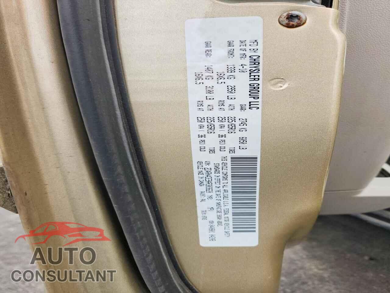DODGE CARAVAN 2010 - 2D4RN4DE9AR303620