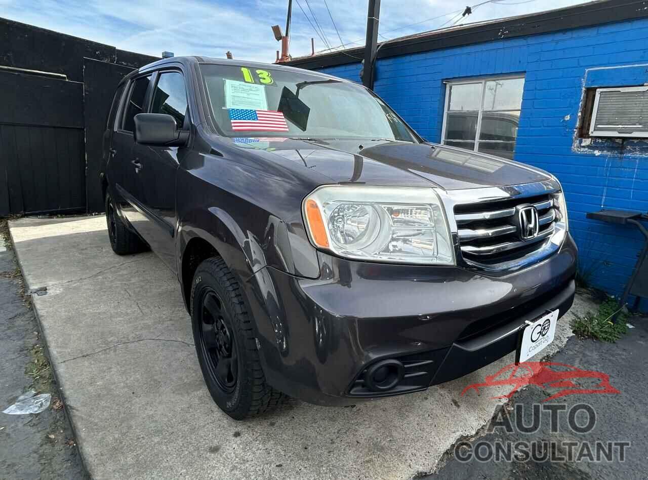 HONDA PILOT 2013 - 5FNYF3H26DB022021