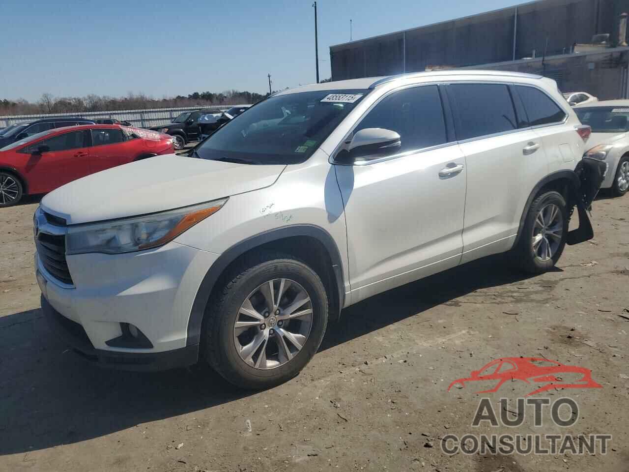 TOYOTA HIGHLANDER 2015 - 5TDJKRFH1FS200598