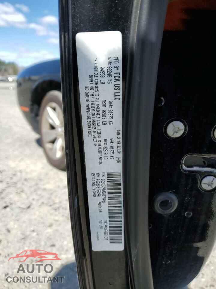 DODGE CHALLENGER 2016 - 2C3CDZAG4GH177050