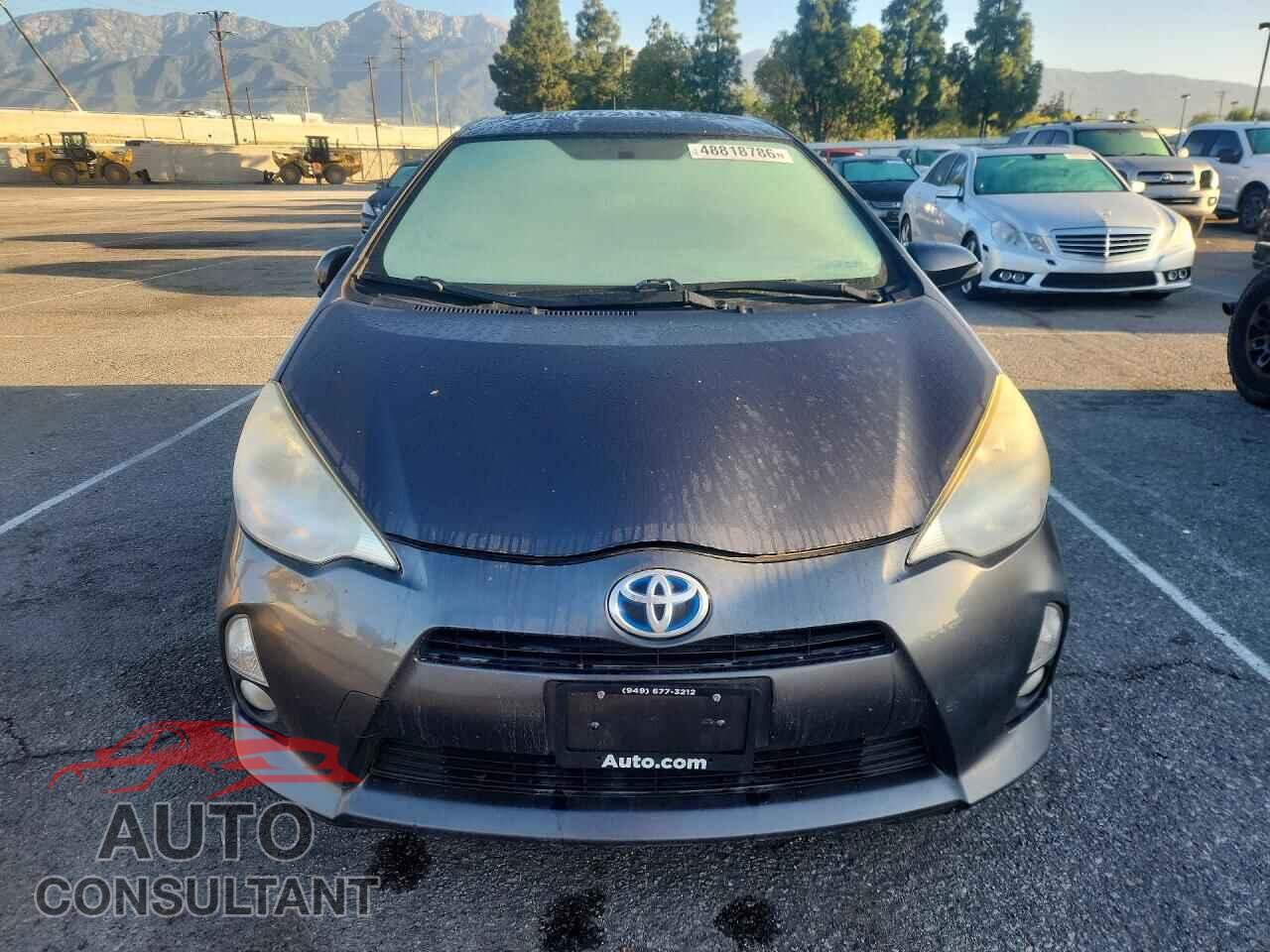 TOYOTA PRIUS 2012 - JTDKDTB33C1031439
