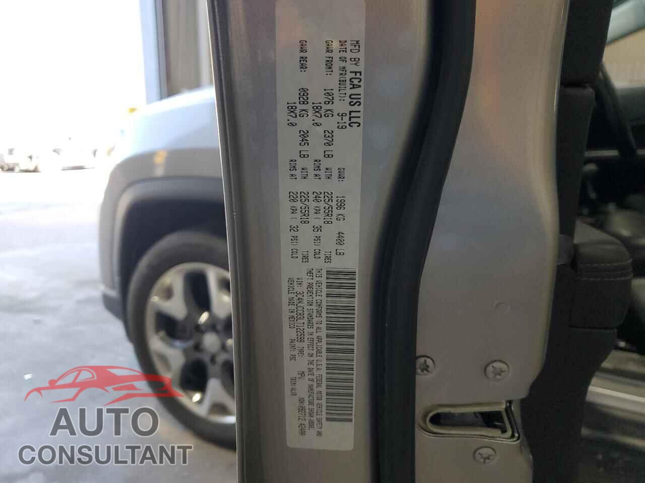 JEEP COMPASS 2020 - 3C4NJCCB3LT122599