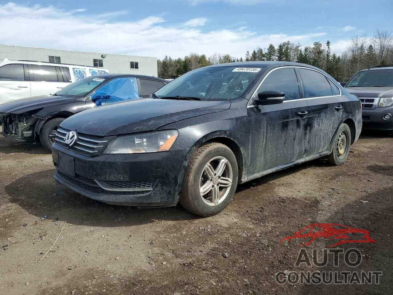 VOLKSWAGEN PASSAT 2013 - 1VWBH7A38DC091846