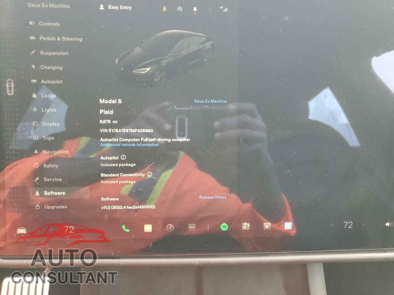 TESLA MODEL S 2021 - 5YJSA1E67MF435680