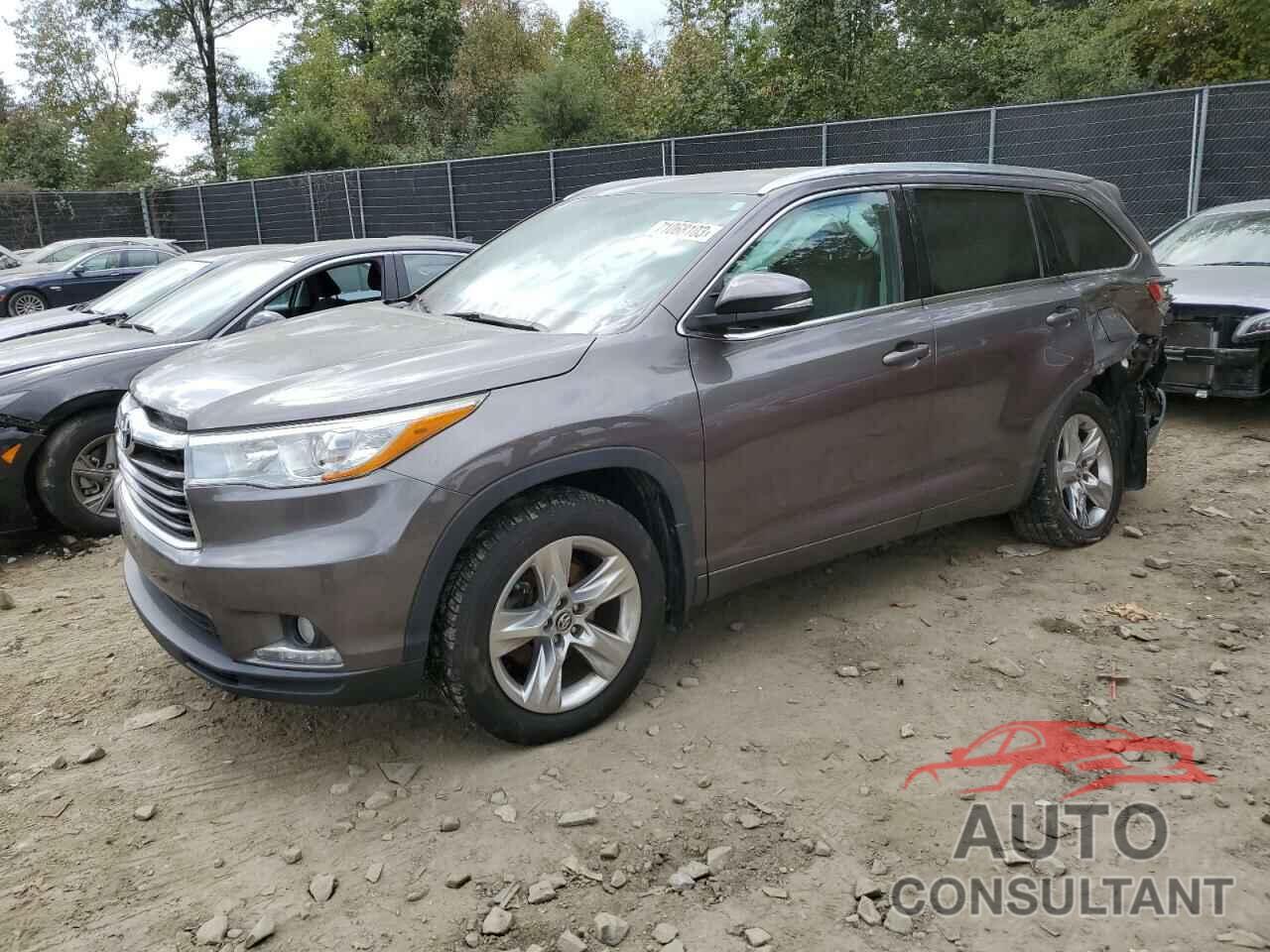 TOYOTA HIGHLANDER 2016 - 5TDDKRFH0GS336820