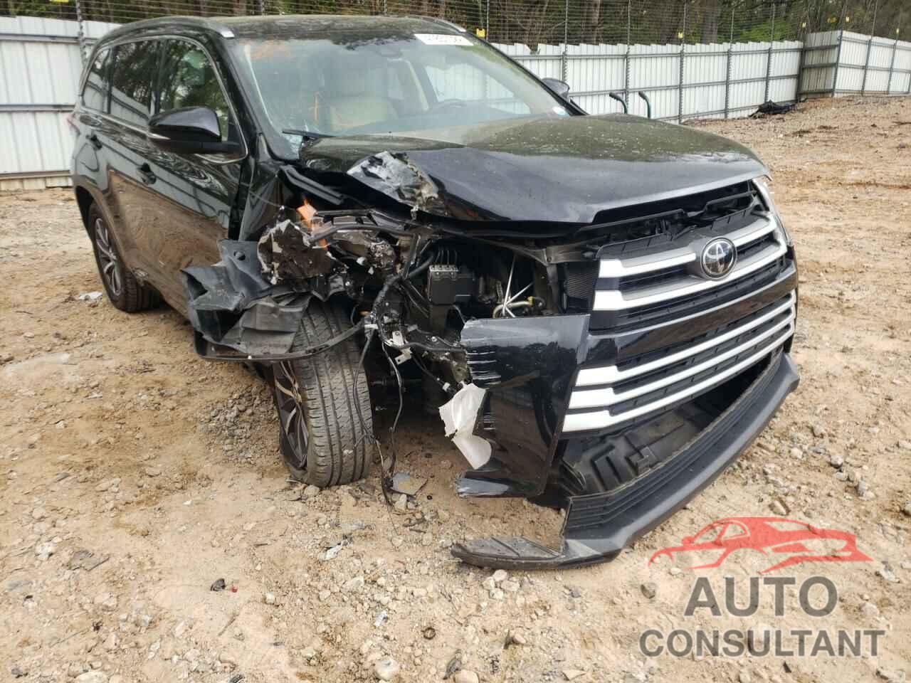 TOYOTA HIGHLANDER 2018 - 5TDKZRFH6JS544789