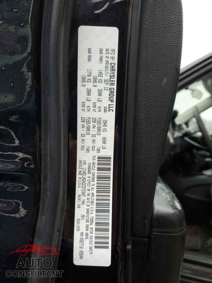 DODGE DURANGO 2013 - 1C4RDJAGXDC572307