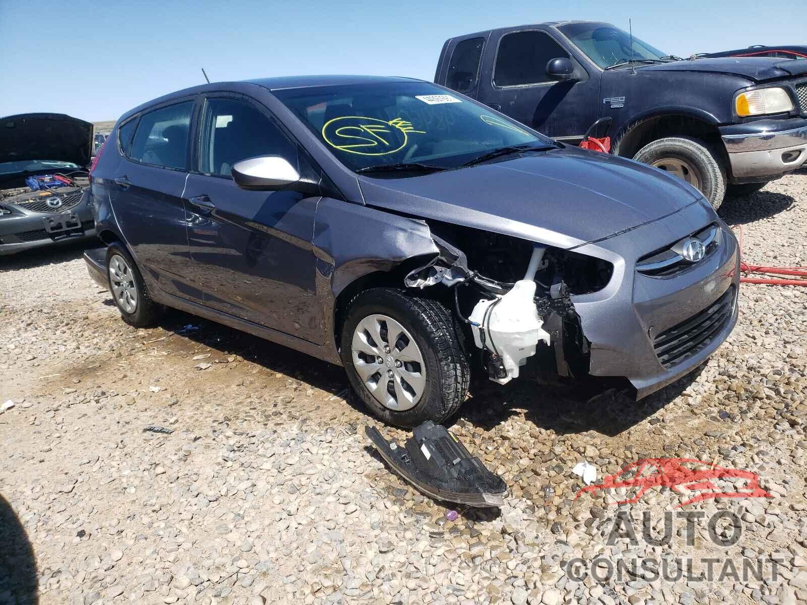 HYUNDAI ACCENT 2017 - KMHCT5AE0HU326005