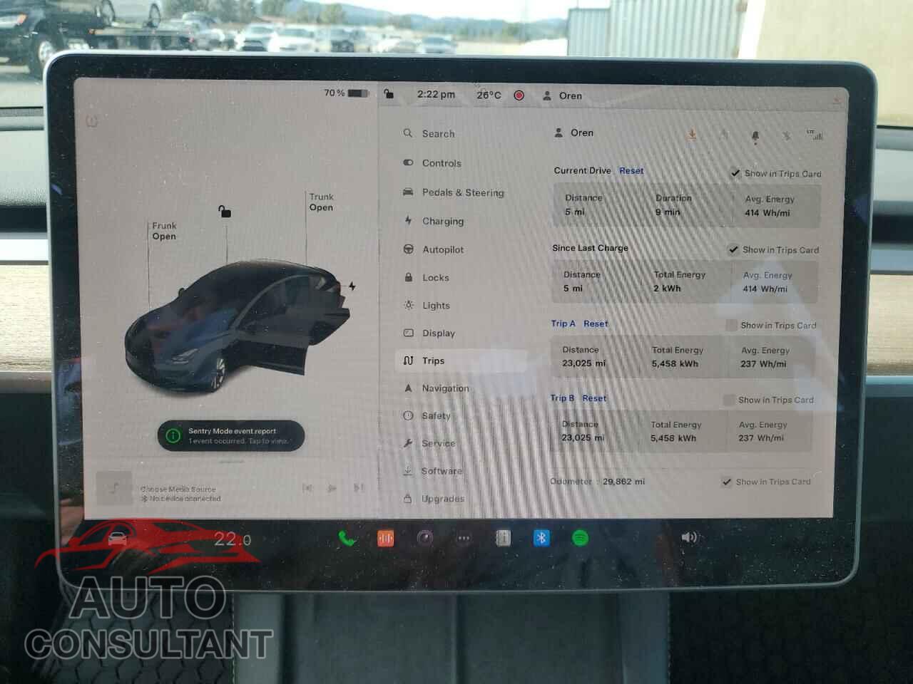 TESLA MODEL 3 2022 - 5YJ3E1EA0NF210662