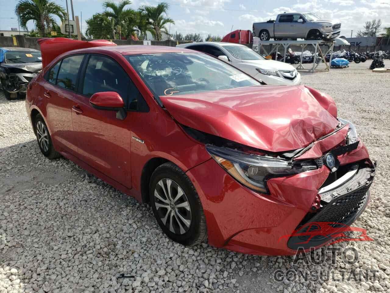 TOYOTA COROLLA 2021 - JTDEAMDE4MJ032952