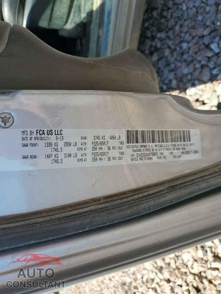 DODGE CARAVAN 2019 - 2C4RDGEG4KR769071