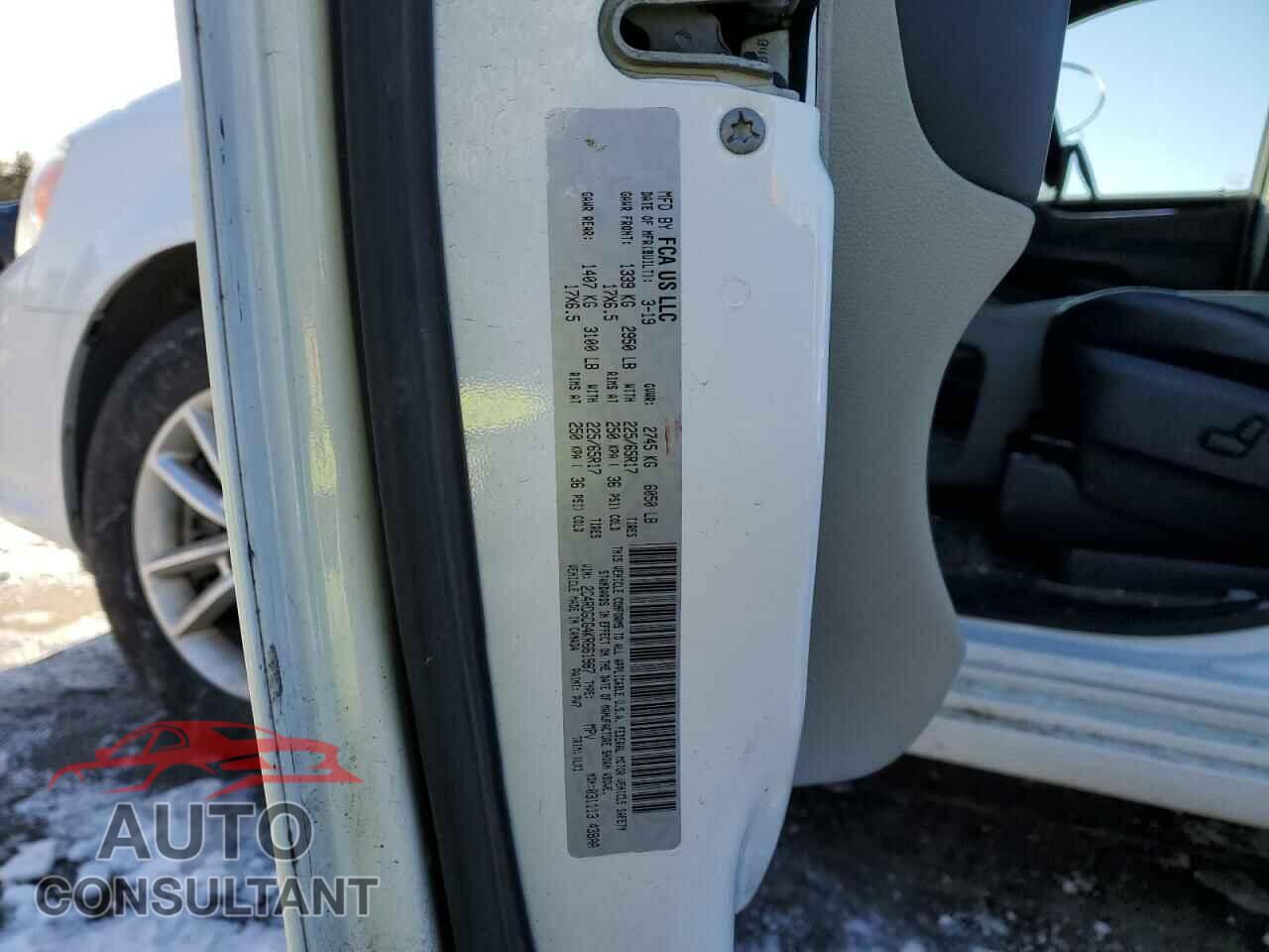 DODGE CARAVAN 2019 - 2C4RDGCG4KR661987