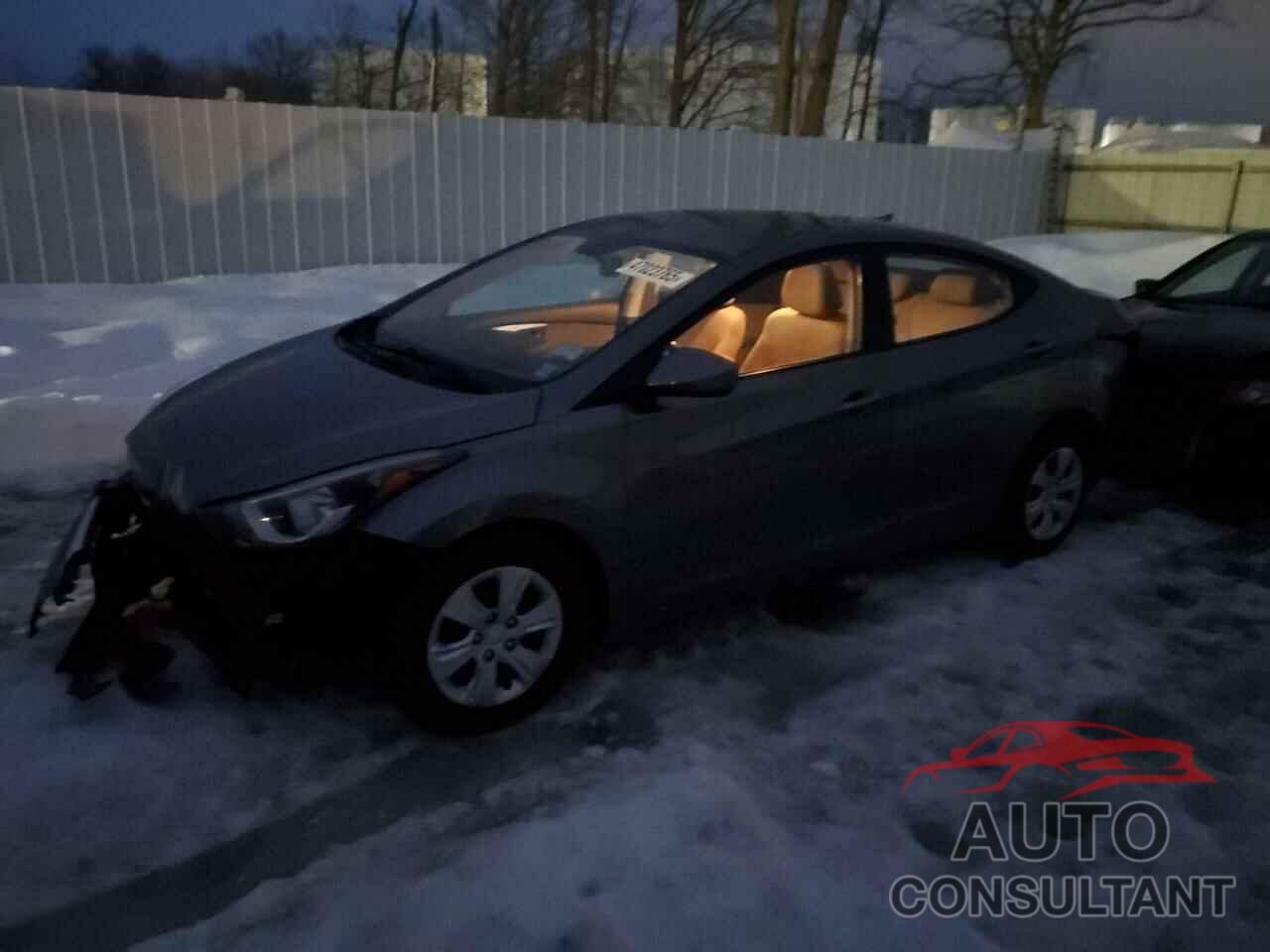 HYUNDAI ELANTRA 2016 - KMHDH4AE9GU642596