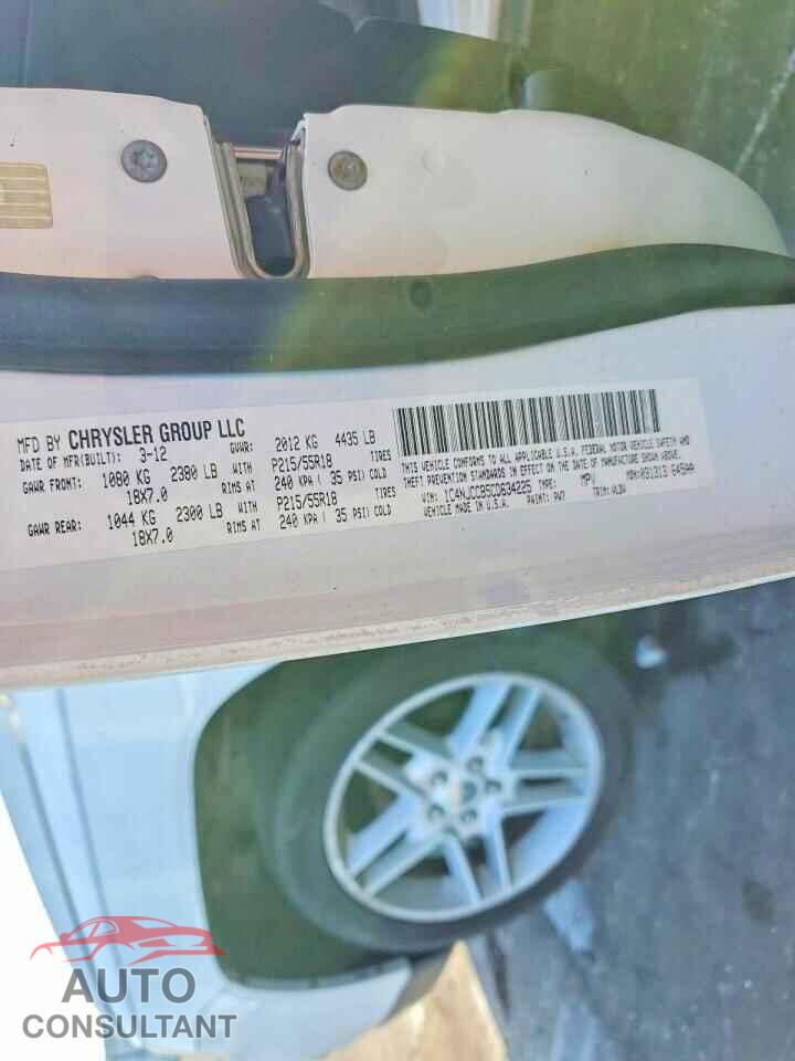 JEEP COMPASS 2012 - 1C4NJCCB5CD634225