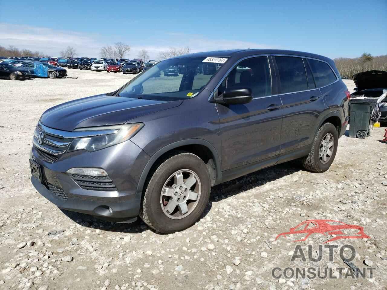 HONDA PILOT 2016 - 5FNYF6H52GB015941