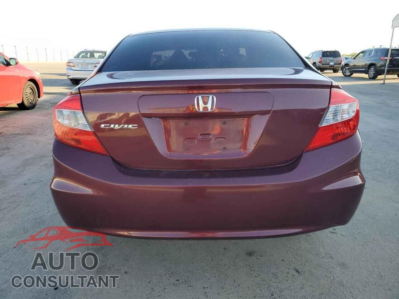 HONDA CIVIC 2012 - 19XFB2F98CE335041