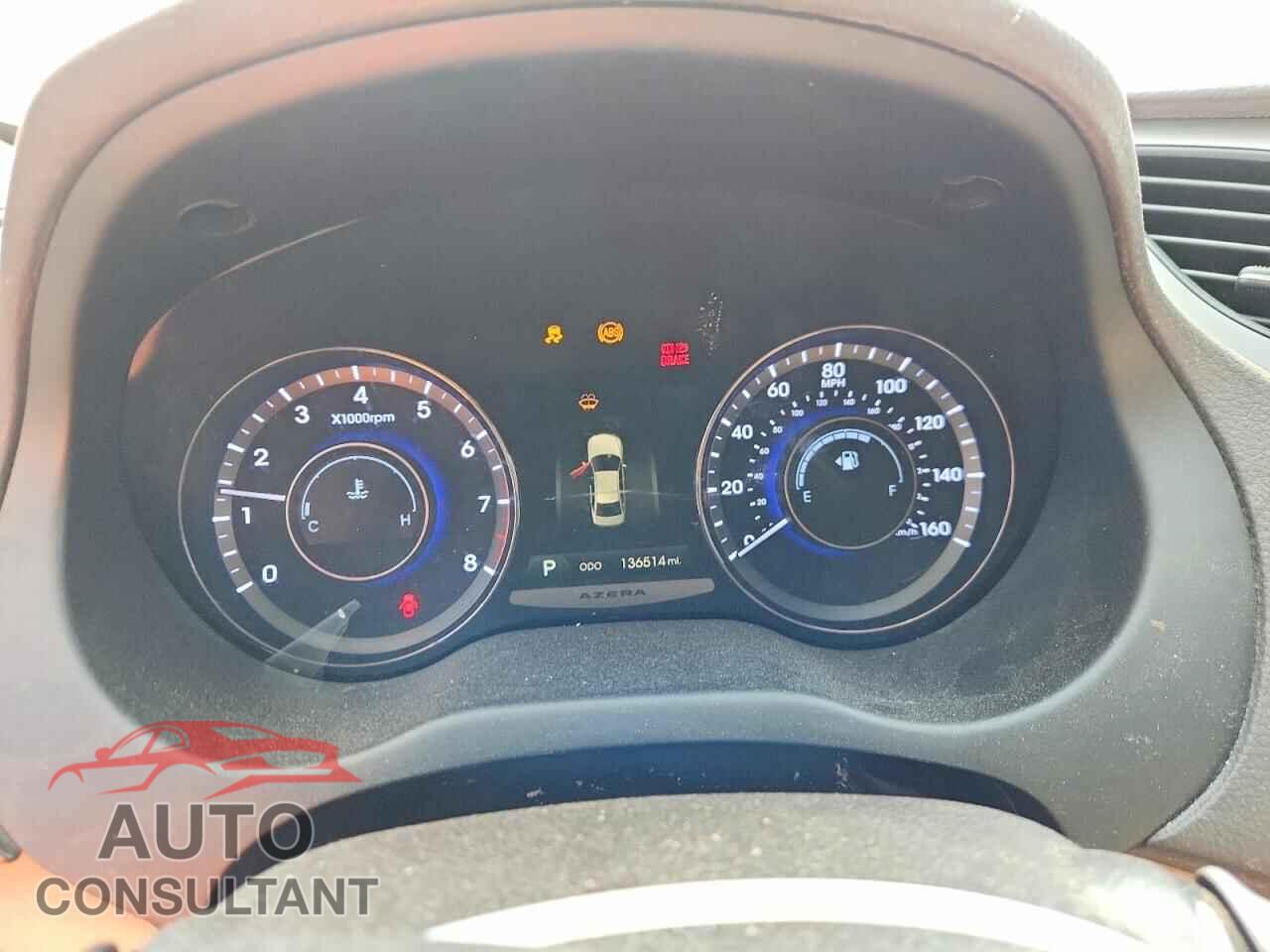 HYUNDAI AZERA 2014 - KMHFH4JG1EA384485
