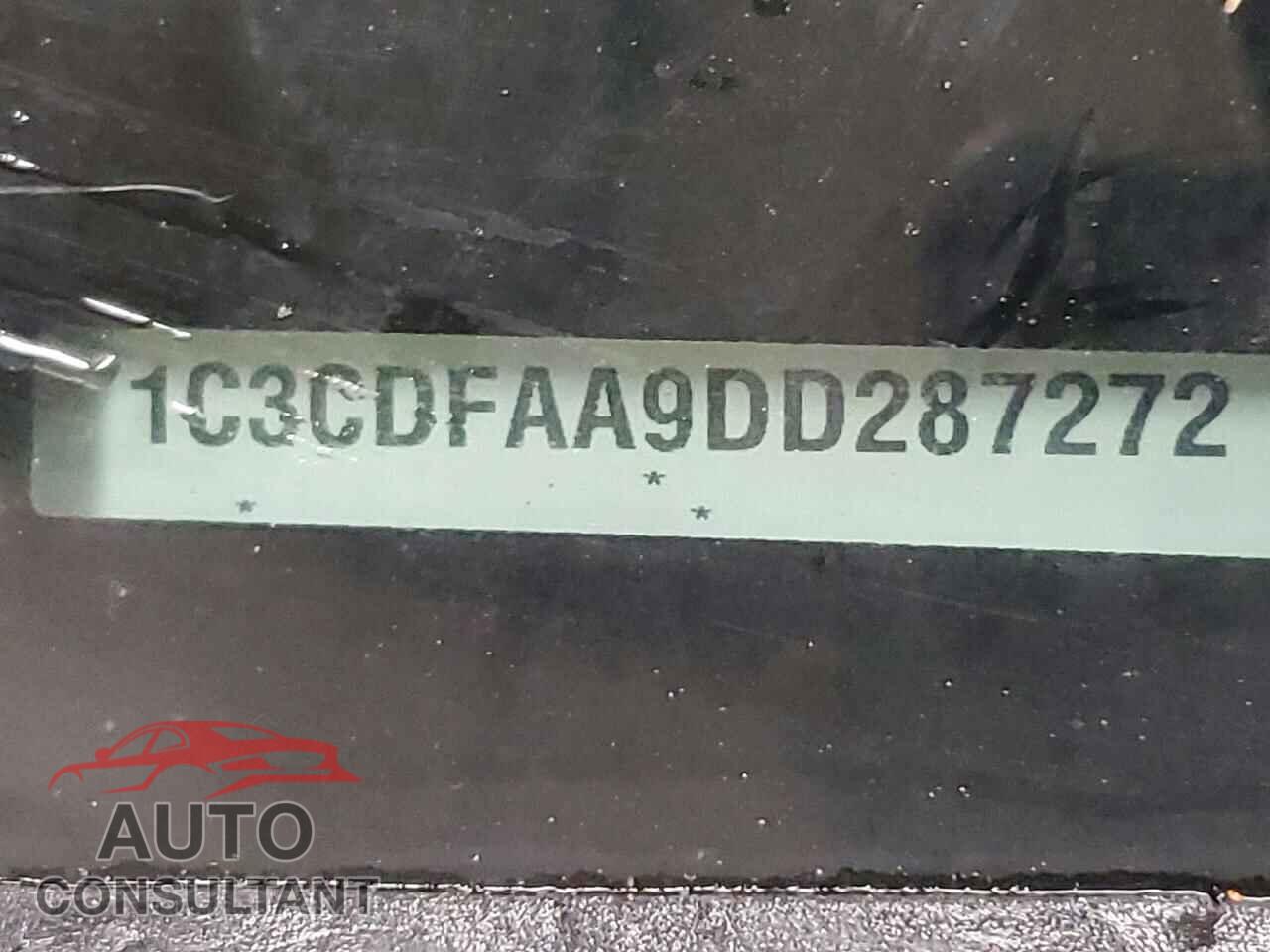 DODGE DART 2013 - 1C3CDFAA9DD287272