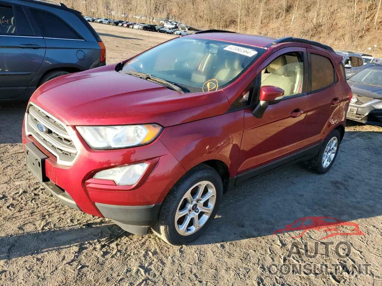 FORD ECOSPORT 2018 - MAJ3P1TE6JC165997