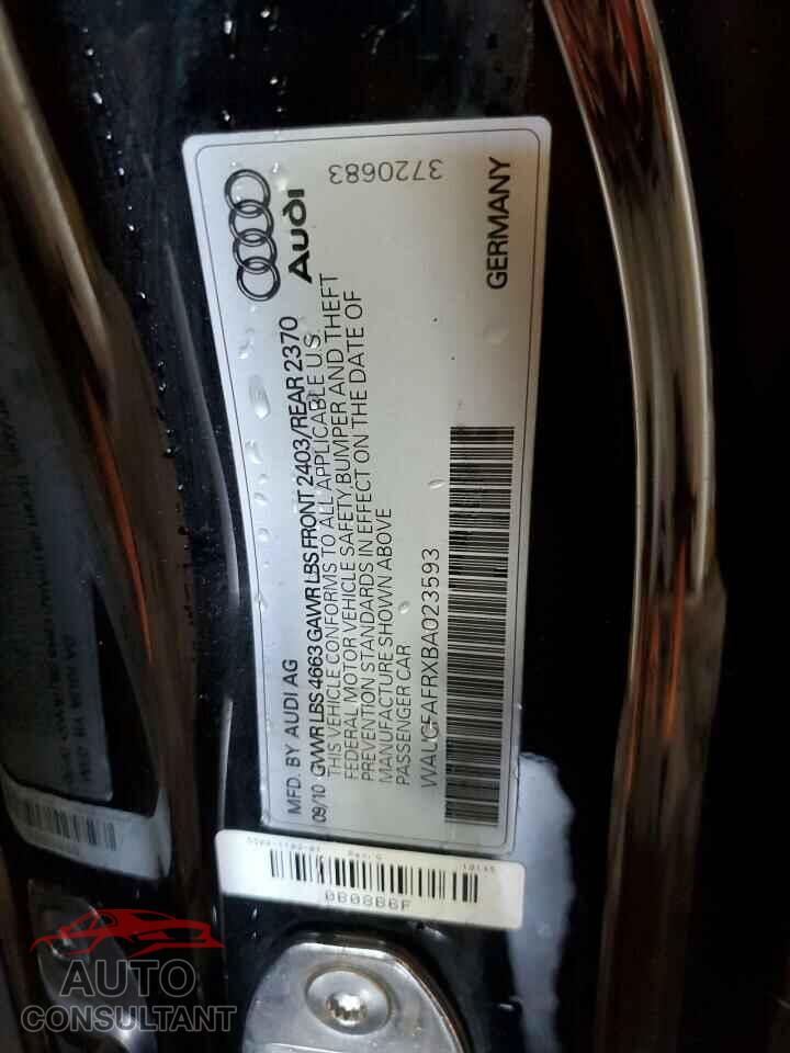 AUDI A5 2011 - WAUCFAFRXBA023593
