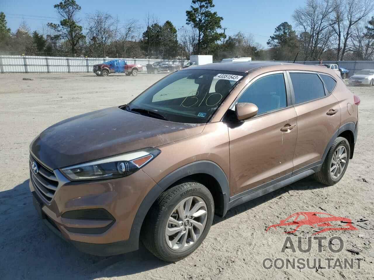 HYUNDAI TUCSON 2017 - KM8J23A47HU393478