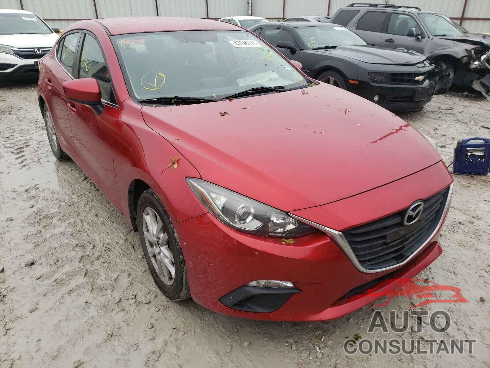 MAZDA 3 2016 - JM1BM1U75G1303256