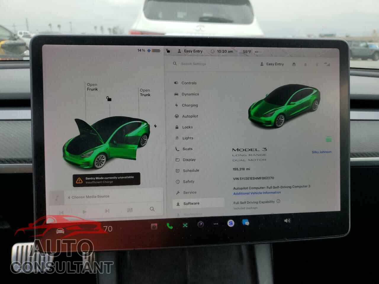 TESLA MODEL 3 2021 - 5YJ3E1EB4MF862370