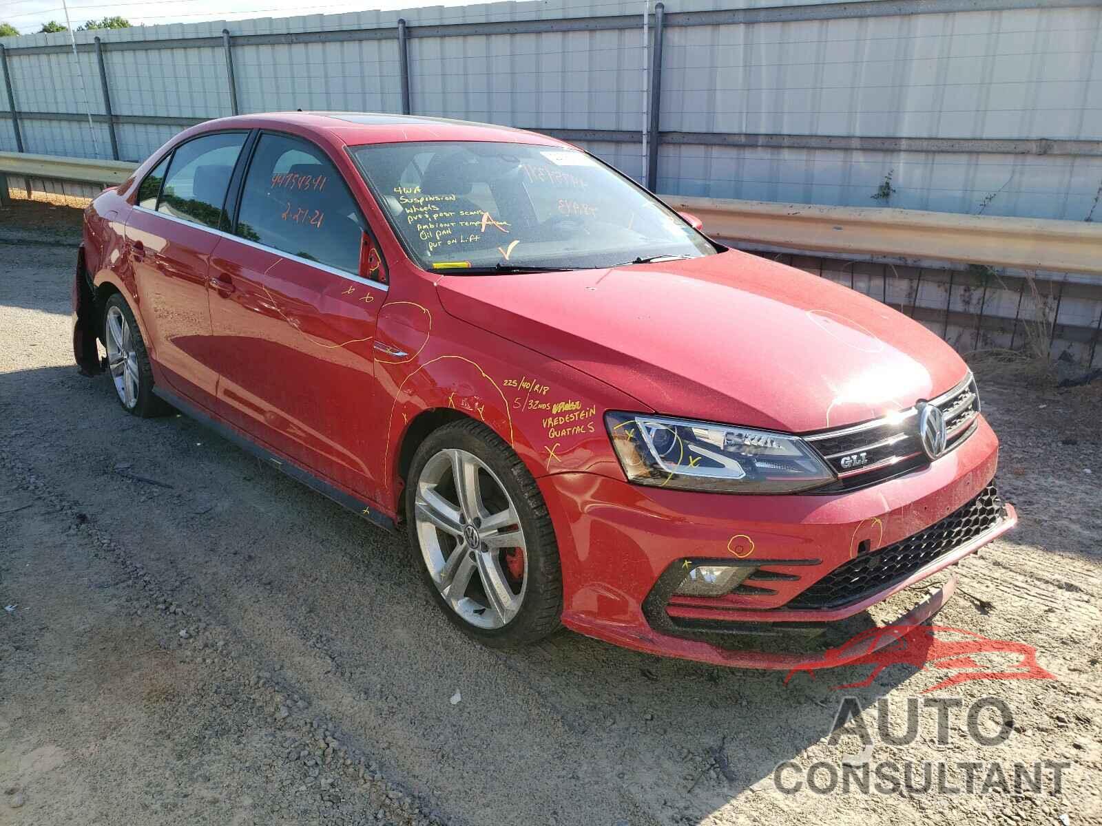 VOLKSWAGEN JETTA 2016 - 3VW4T7AJ5GM246619
