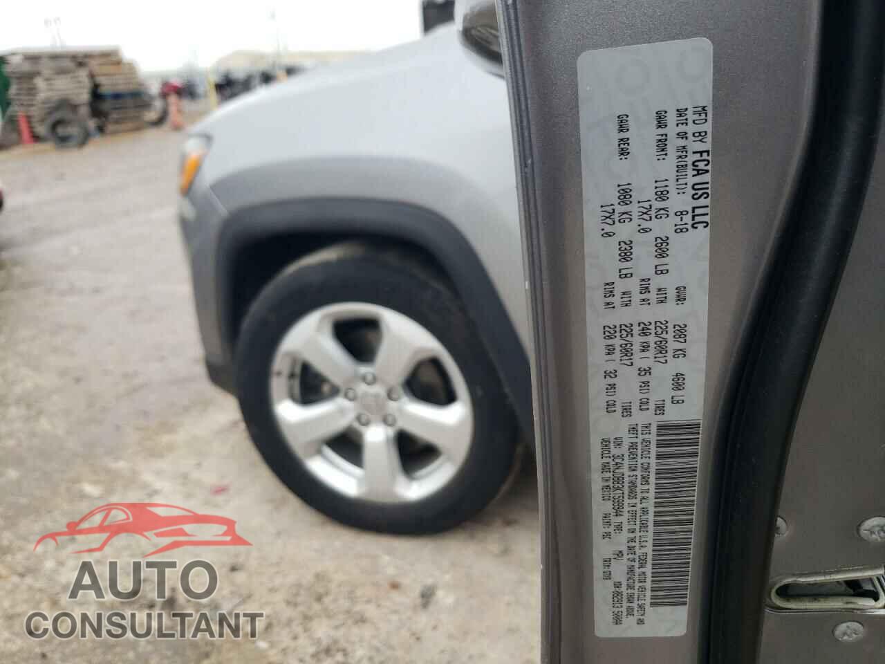JEEP COMPASS 2019 - 3C4NJDBB3KT599944