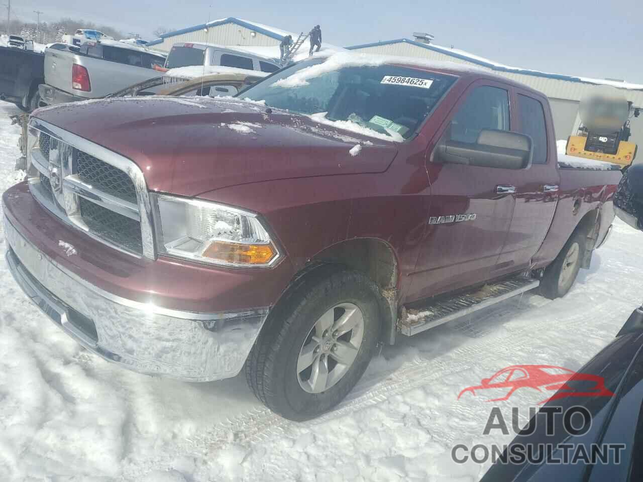 DODGE RAM 1500 2012 - 1C6RD7GPXCS122484