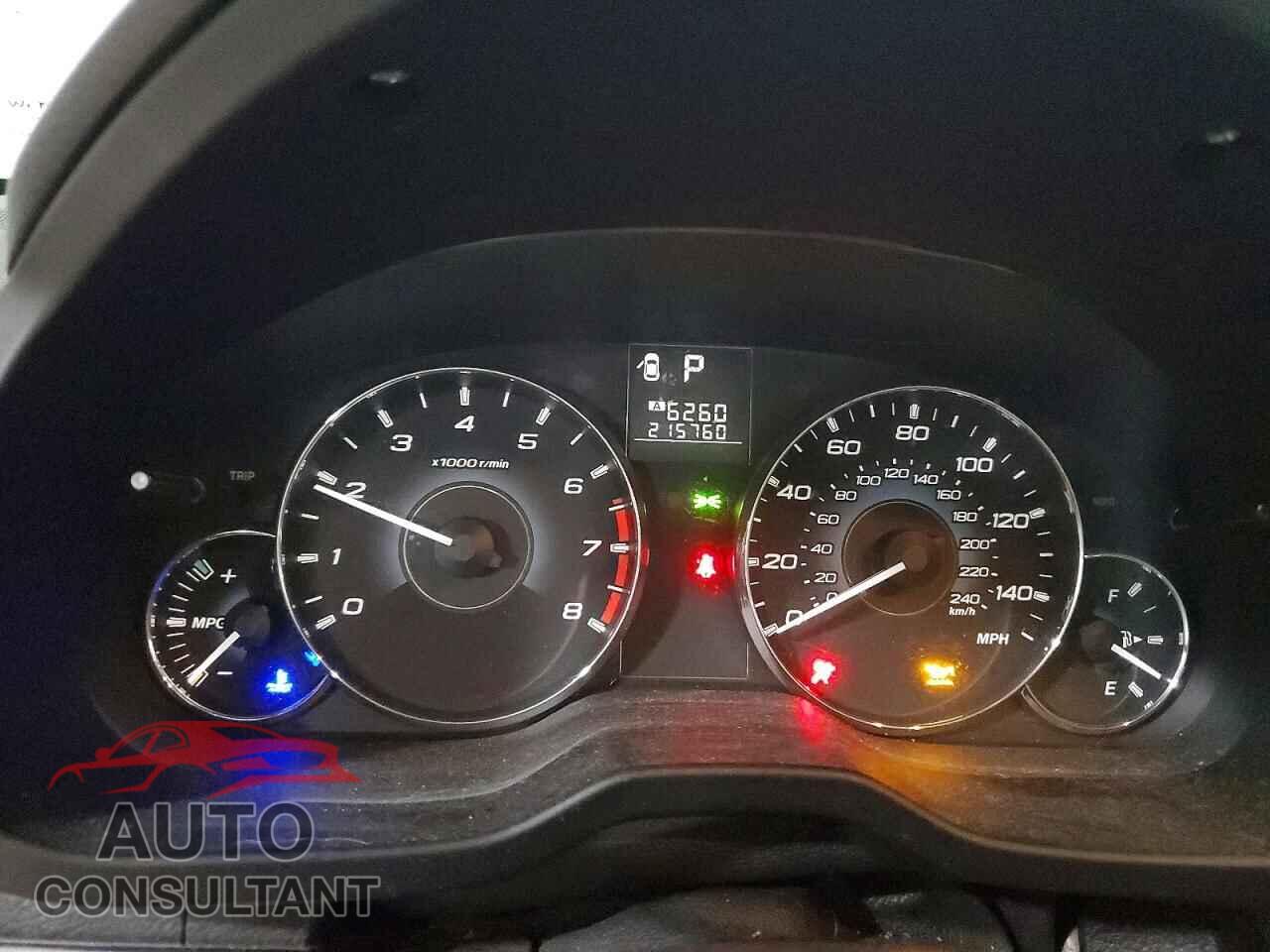 SUBARU OUTBACK 2012 - 4S4BRBGC8C3268562