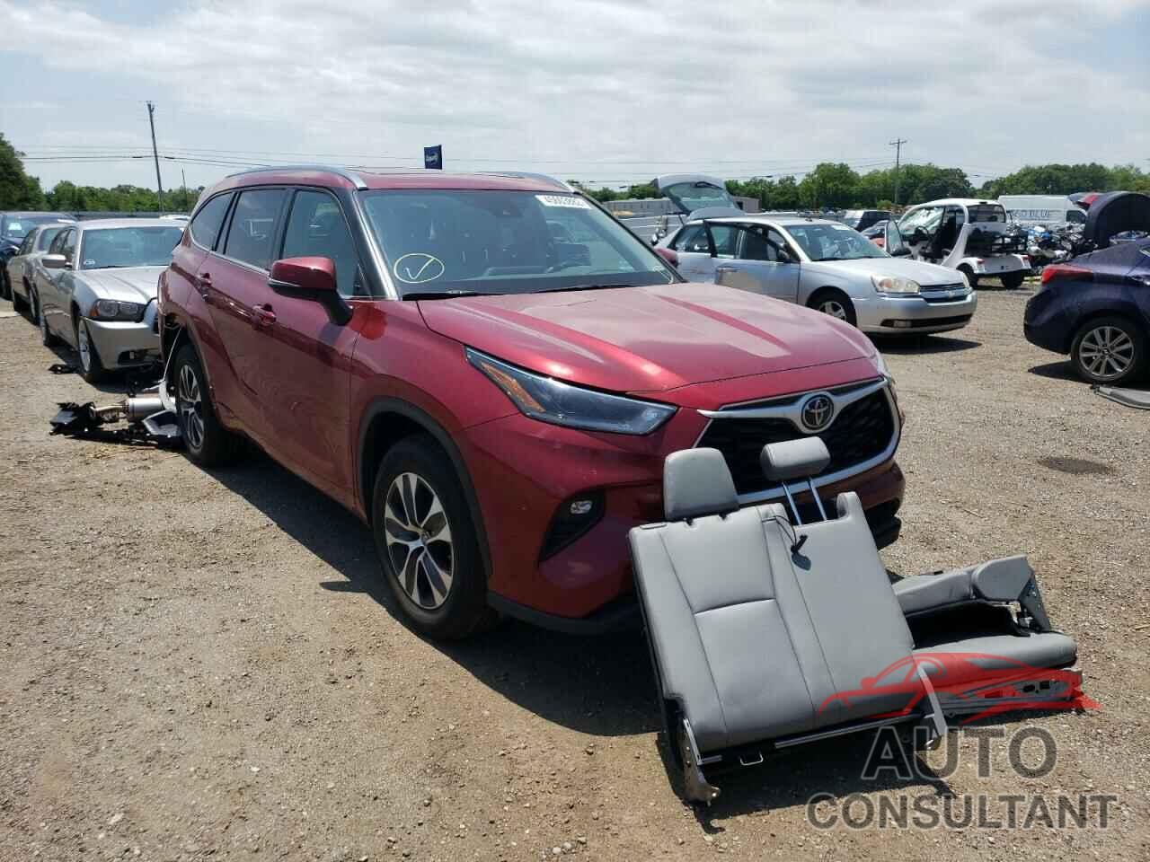 TOYOTA HIGHLANDER 2021 - 5TDGZRAHXMS073375
