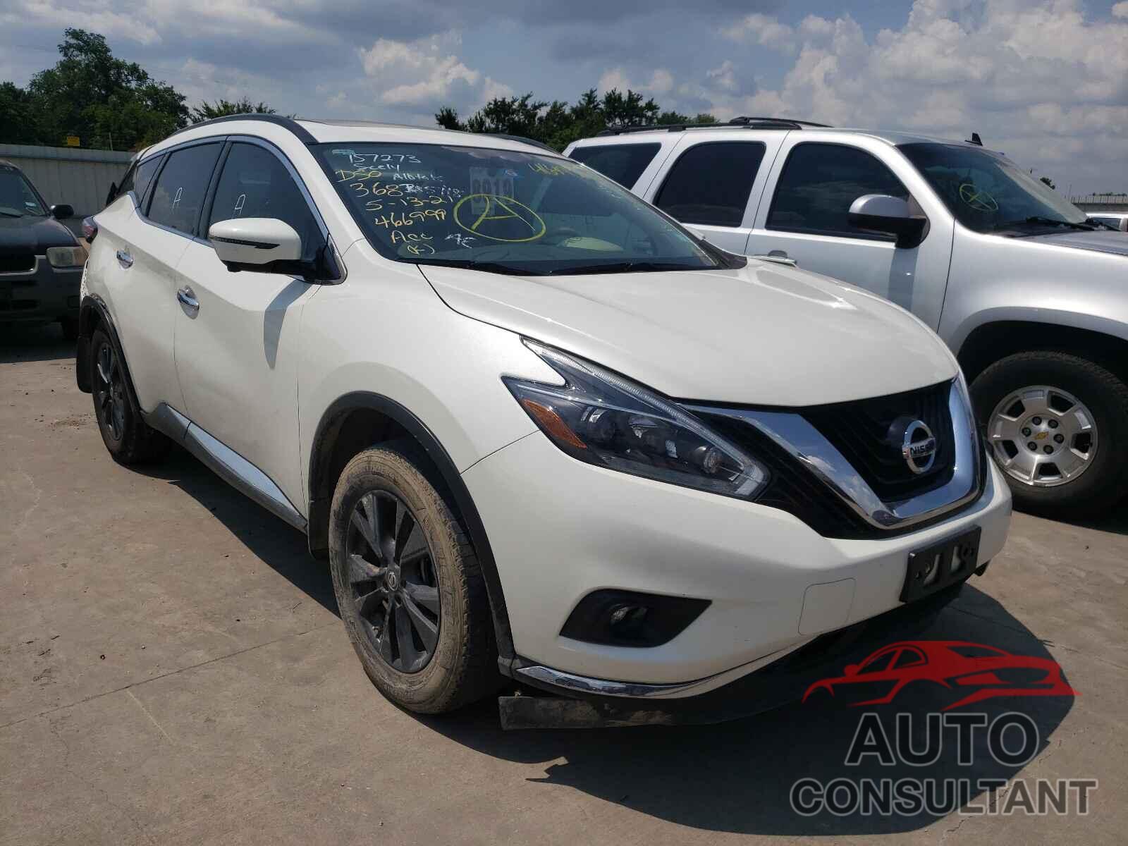 NISSAN MURANO 2018 - 5N1AZ2MG9JN182696