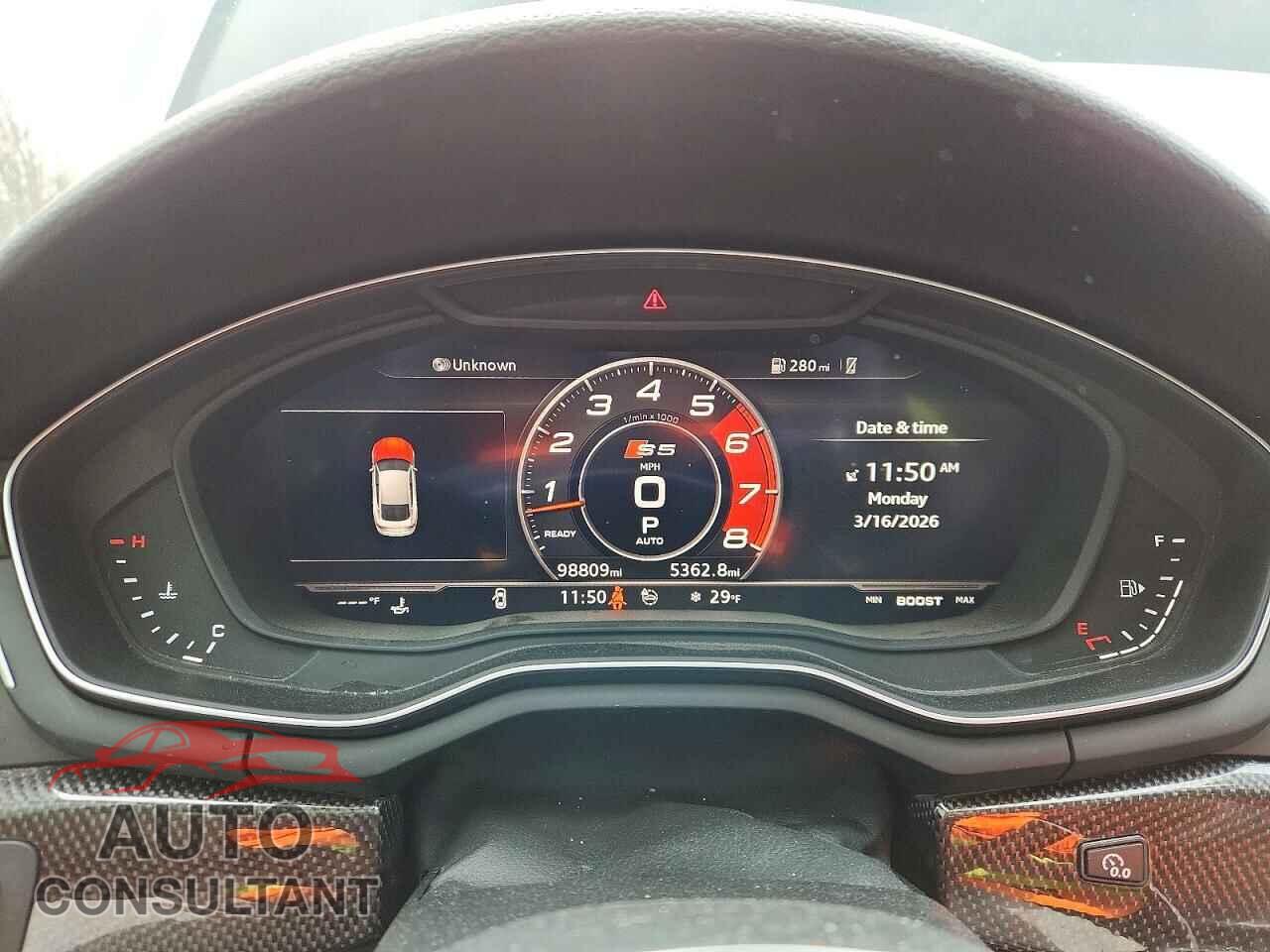 AUDI S5/RS5 2018 - WAUC4CF50JA036558