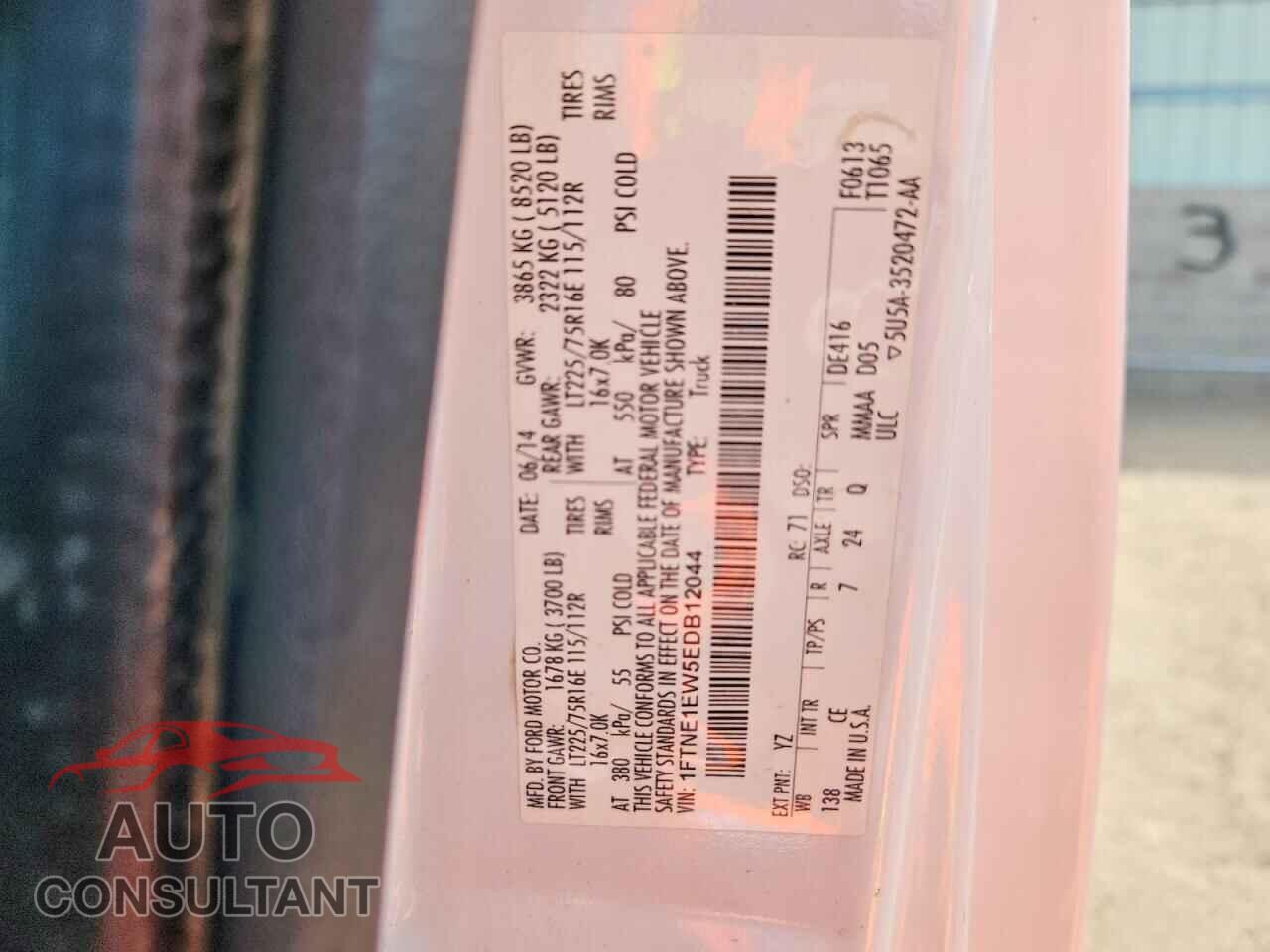 FORD ECONOLINE 2014 - 1FTNE1EW5EDB12044