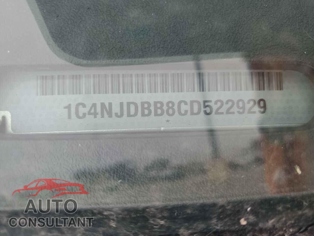 JEEP COMPASS 2012 - 1C4NJDBB8CD522929