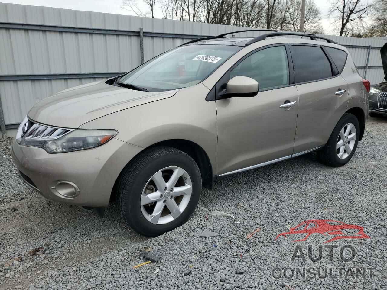 NISSAN MURANO 2010 - JN8AZ1MU5AW012354