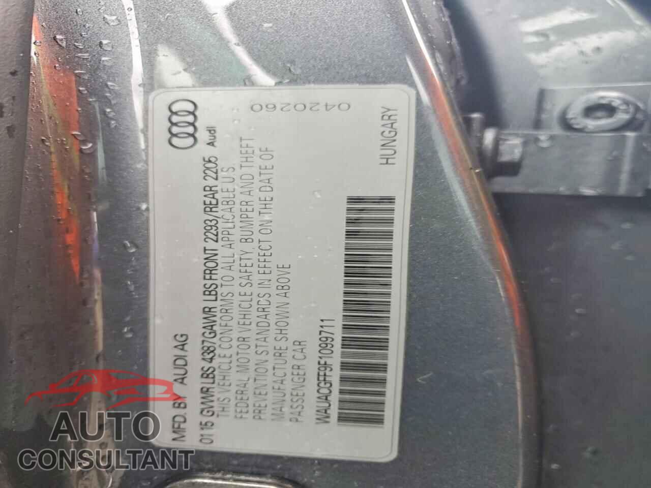 AUDI A3 2015 - WAUACGFF9F1099711