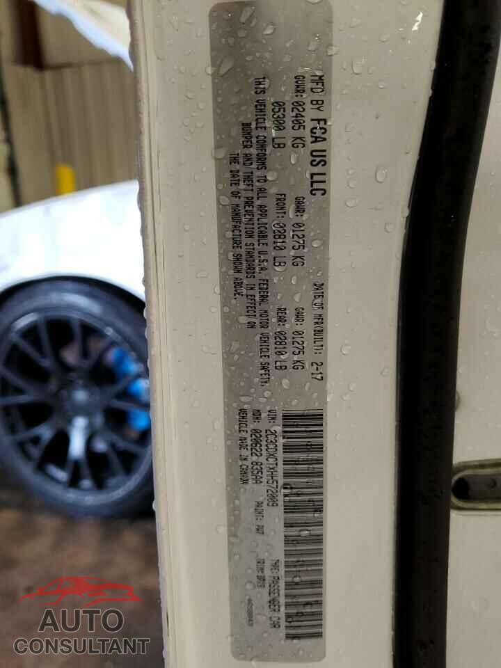DODGE CHARGER 2017 - 2C3CDXCTXHH572009