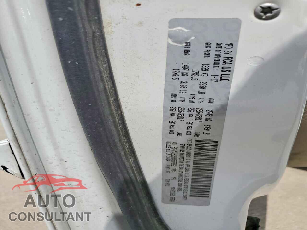 DODGE CARAVAN 2017 - 2C4RDGBG5HR667002