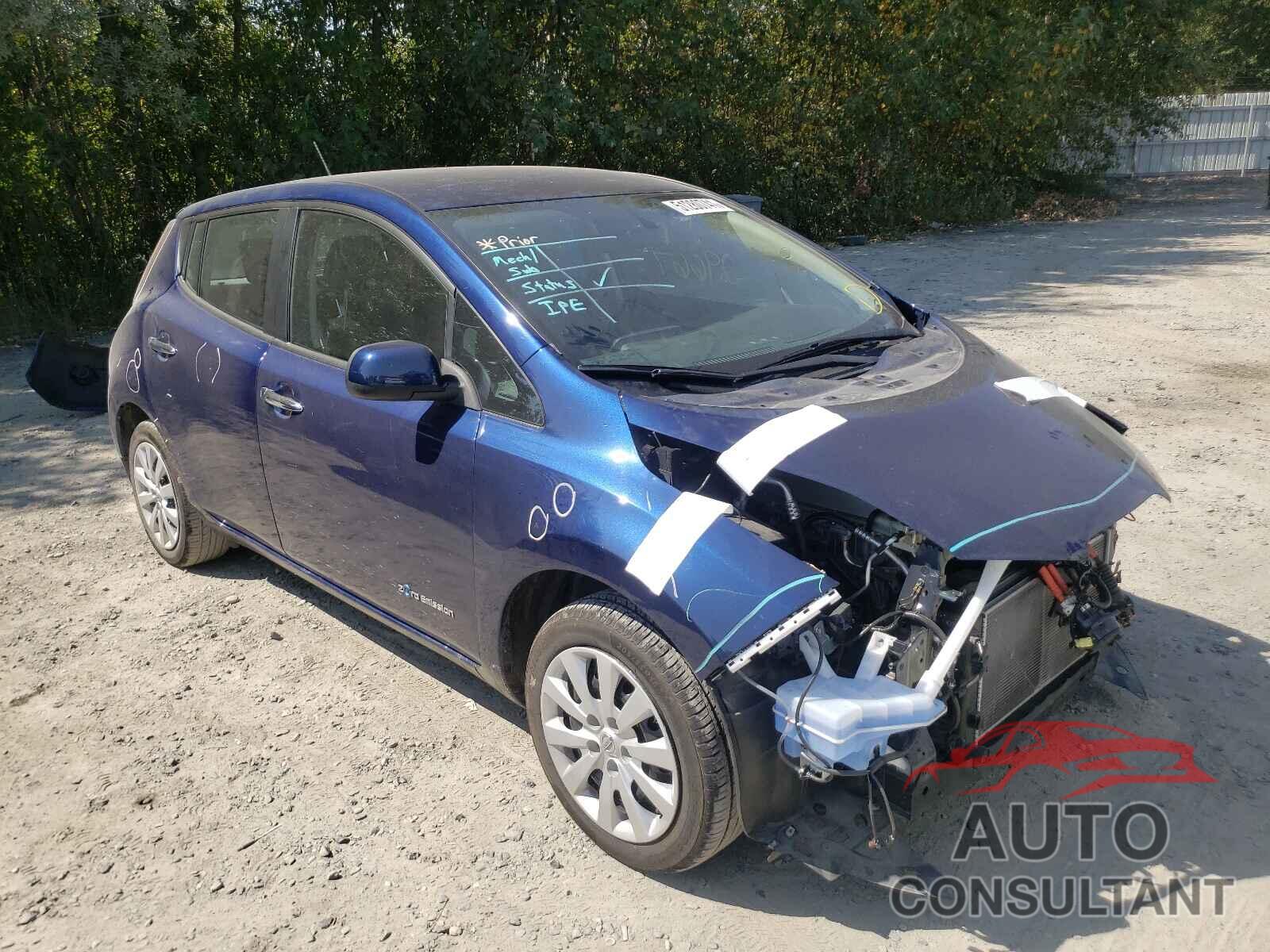 NISSAN LEAF 2017 - 1N4BZ0CP4HC308134