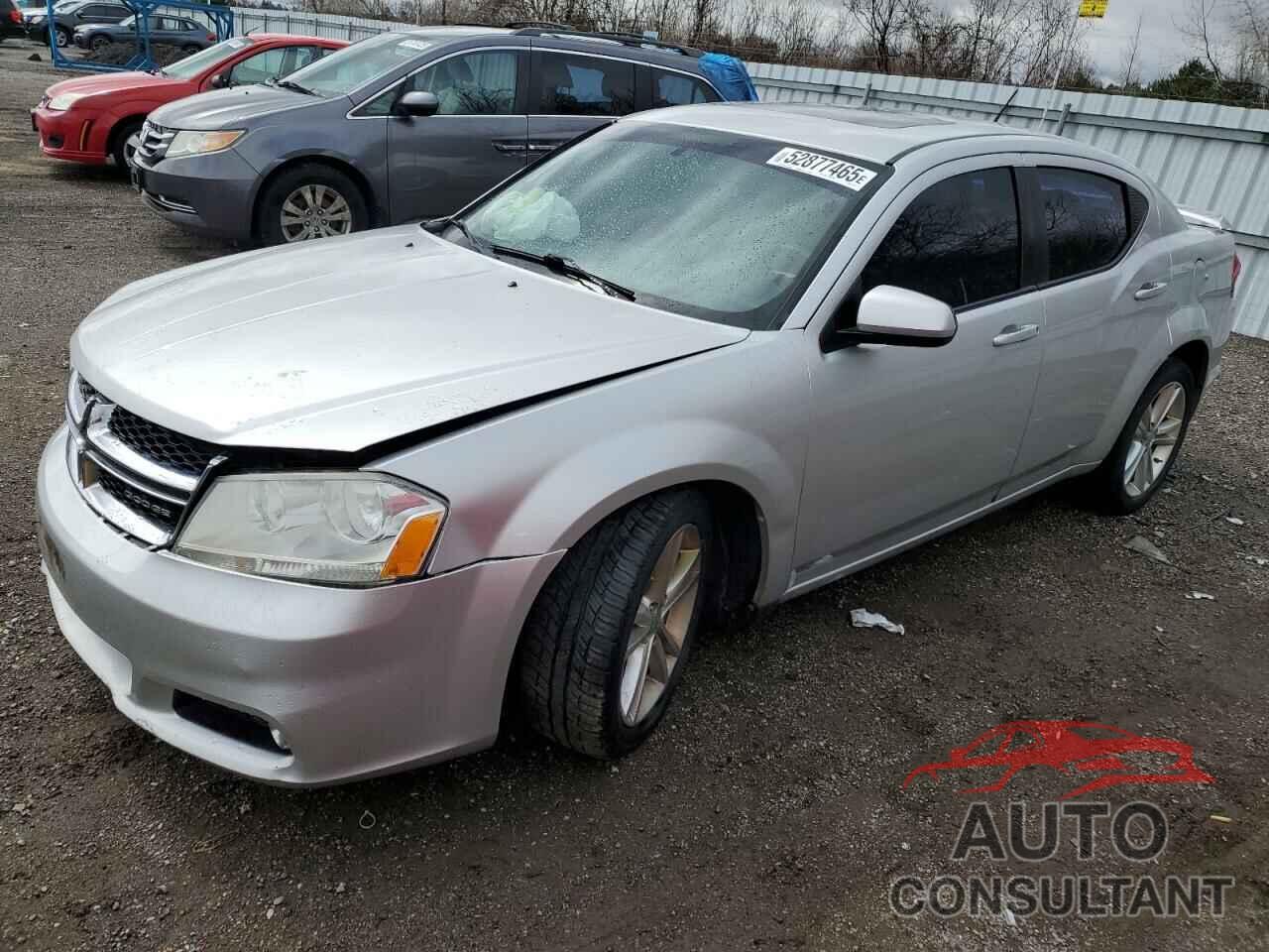 DODGE AVENGER 2012 - 1C3CDZCG2CN151416