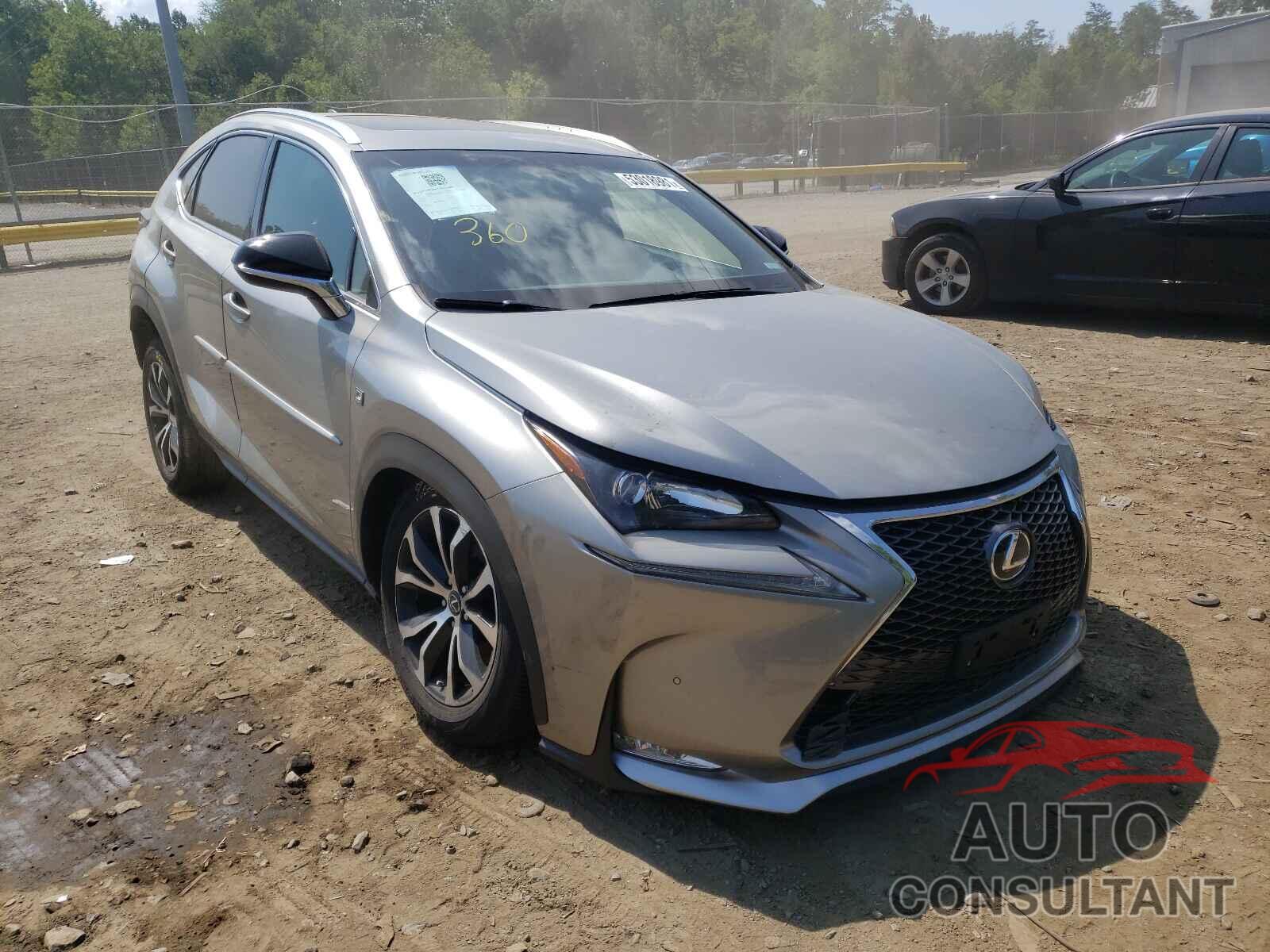 LEXUS NX 2016 - JTJBARBZ6G2081409