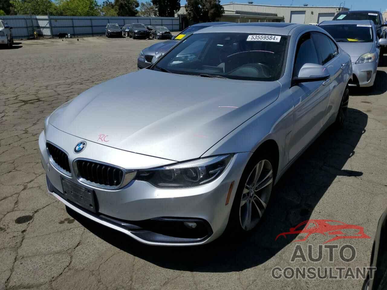 BMW 4 SERIES 2019 - WBA4J3C51KBL04935